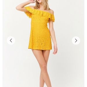 Yellow dress from forever 21. Only worn once!